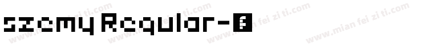 szemy Regular字体转换